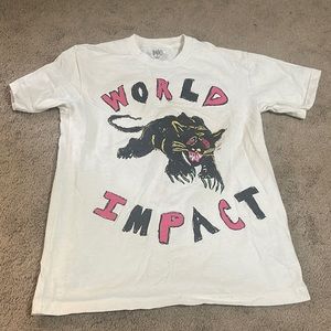 BOND NYC A+ Anward Hadid World Impact White Tshirt BLM